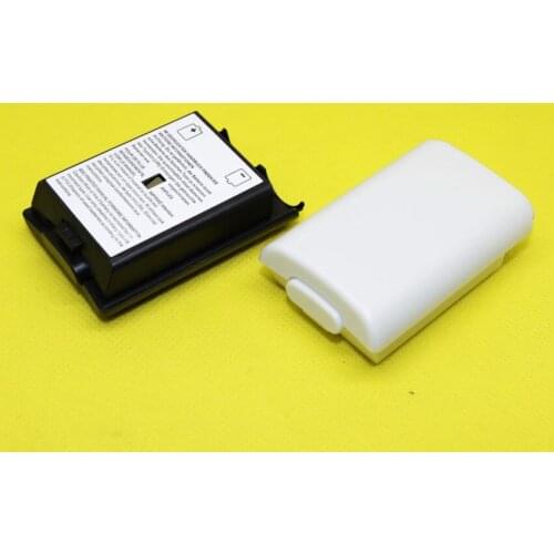 Cltgxdd Black White Battery Case Cover Shell For Xbox 360 Wireless Controller Rechargeable Battery compartment For xbox360