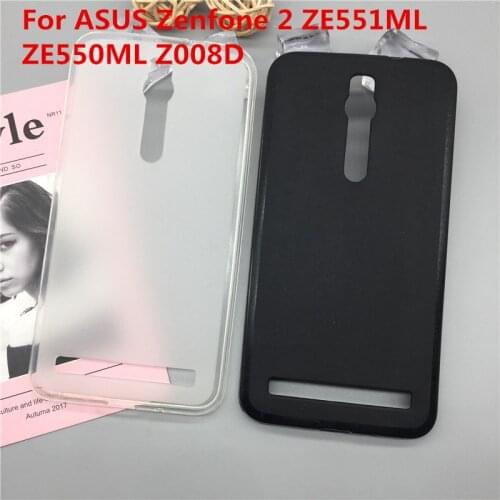 Luxury Case Soft Silicon Phone Para For ASUS Zenfone 2 ZE551ML ZE550ML Z008D Z00AD Z00ADA Z00ADB TPU Fundas Protector Full Cover