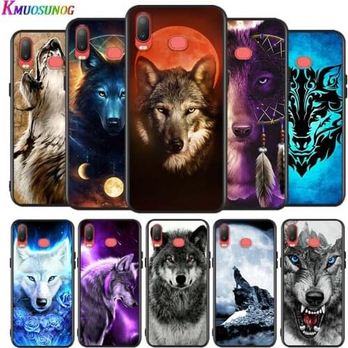 Wolf Animal Cool For Samsung Galaxy A9 A8 Star A750 A7 A6 A5 A3 Plus 2018 2017 2016 Bright Black Phone Case