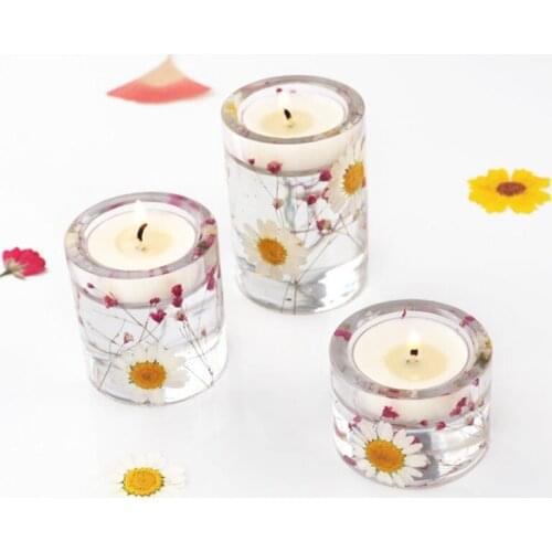 Cylindrical White Silicone Mold DIY Epoxy Resin Casting Mold DIY Candle Home Decoration Jewelry Making Tools Handmade Crafts