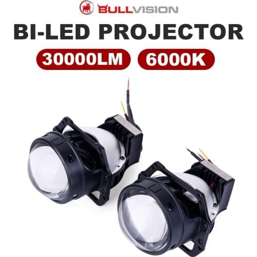 3.0 inch Bi-LED Projector Lens High and Low Beam Auto Headlamp Retrofit upgrade with Hella 3R universal fast bright car styling