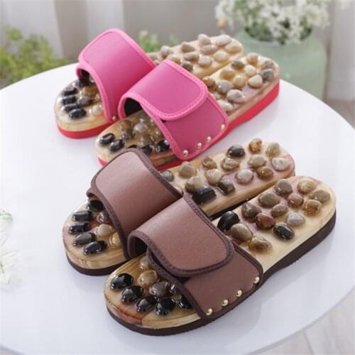 JIANBUDAN New Home Massage shoes Womens Mens Indoor Pedicure slippers Bathroom slippers Massage Acupoint sandals