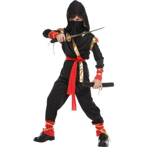 Shanghai Story Halloween Boy Ninja Costume Cosplay for Kids Size