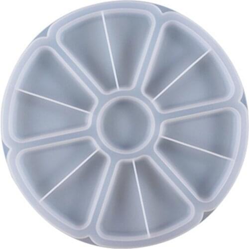 Personality Crystal Epoxy Food Storage Tray Pagment Plate Silicone Molds DIY Handmade Craft Making Home Ornaments