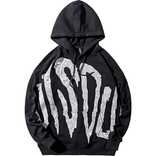 Trendy Mens Sweater 2021 Spring and Autumn New Hooded Loose Korean Version Trend Versatile