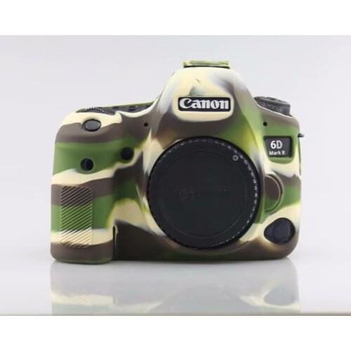 Soft Silicone Rubber Camera Protective Case Armor Skin DSLR bag Body Cover Protector for Canon 6D2