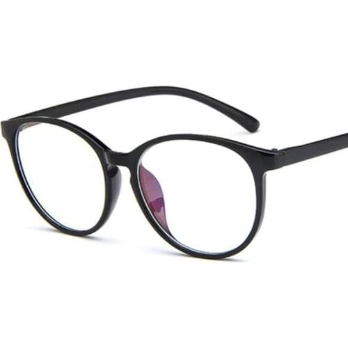 Women Fashion Glasses Frame Men Eyeglasses Frame Vintage Round Clear Lens Glasses Optical Spectacle Frame Fake Glasses Myopia