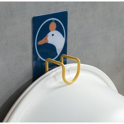 Punch-free Wall Mount Washbasin Hook Save Space Holder Hook Sticky Organizer Washbasin Adhesive Bathroom Kitchen Storage Rack