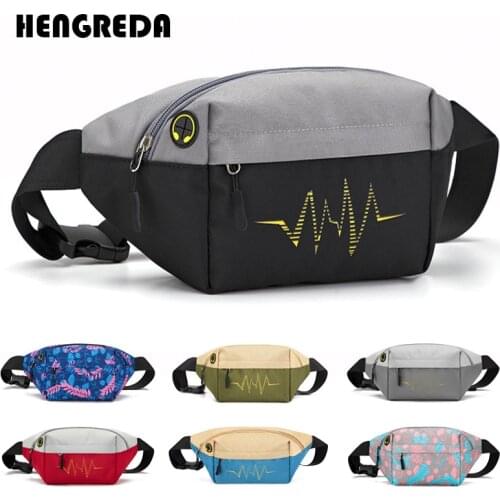 Fanny Pack for Men Women Belt Bag Crossbody Chest Sling Pouch Phone Card Wallet Holder 2021 Zipper Daypack with Earphone Hole