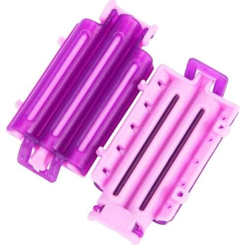45pcs Fluffy Clamps Home Salon Rollers Resin Bars Accessories DIY Tool Wave Rod Clip Styling Hair Roots Perm Corn Curler