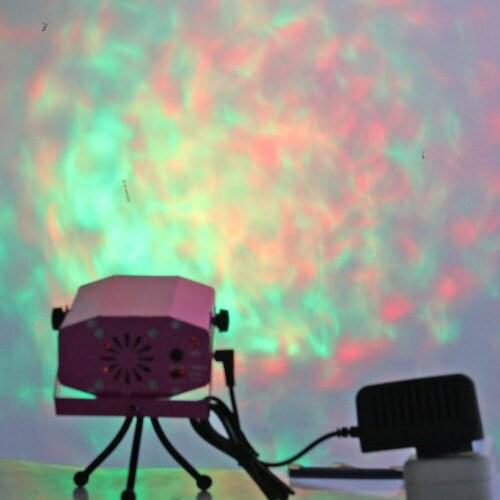 RGB LED Disco Light Watermark 3W Colorful Water Wave LED Light Club Party Show Hundreds of Patterns Dj Bar Wedding Stage light