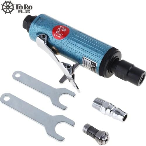 TR-4166 1/4" Straight Shank Collet Pneumatic Grinding Machine Air Die Grinder for Grinding / Engraving / Tire Repair / Polishing