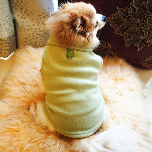 Small Dogs Warm Vests Costume Pet Clothes Fleece Dog Harness Vest Puppy T shirt Coat Jacket for Chihuahua French Bulldog