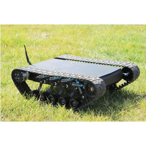 138t Tracked Robot Tank Chassis RC Smart Crawler Tank Platform Cross-obstacle Machine with Max Load 20kg