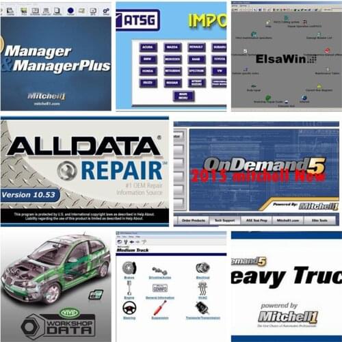 2021 Alldata and mit//chell software Auto Repair data Alldata 10.53 Mit//chell od5 2015v Vivid workshop ElsaWin 1TB HDD USB3.0
