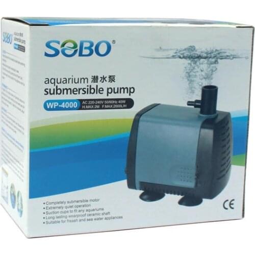 40W 2000L/H High power submersible pump 40w fish tank, aquarium filter pump WP-4000 Fishpond. Rockfill water pump