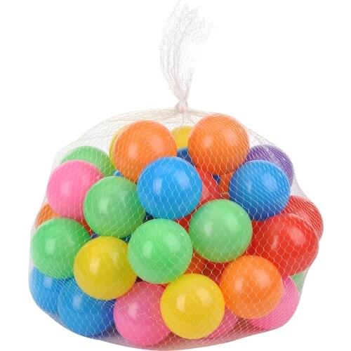 50/100pcs Pack Baby Colorful Ocean Wave Ball 5.5cm Baby Kids Thickened CE Non-toxic Swim Toy Ball Drop-Shipping