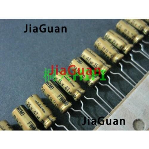 50pcs NEW NICHICON FW 47UF 25V 5X11MM audio 47uf/25v Electrolytic Capacitor 25V47uF filter amplifier fw 25v 47uf