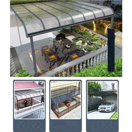Aluminum awning canopy villa home sun terrace shed balcony courtyard outdoor rainproof roof sunscreen