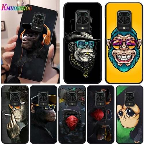 Baby Monkey and Mom for Redmi K30i K30 9T K30T K30S K20 10X 9i 9AT 9A 9C 9 5G 4G Pro Ultra Prime Black Phone Case