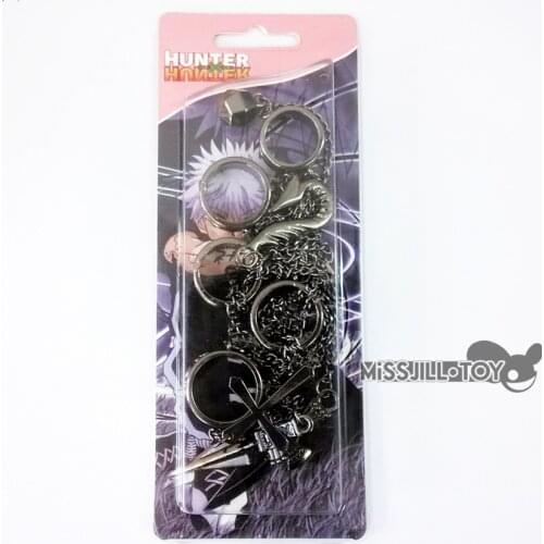 Anime Hunter x Hunter Kurapika Figer Rings Cosplay Jewelry Rings Metal Prop Pendant For Men women Boy girl GIFT