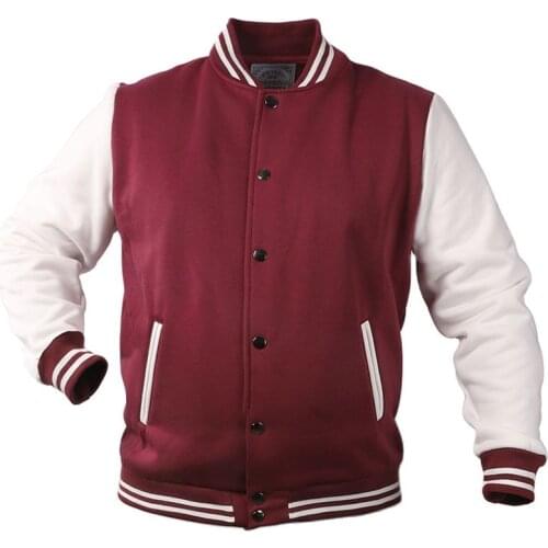 Vintage Baseball Jacket Men Women Patchwork Long Rib sleeve Campus Student Coat Man Boys Girls Youth 2021 Spring