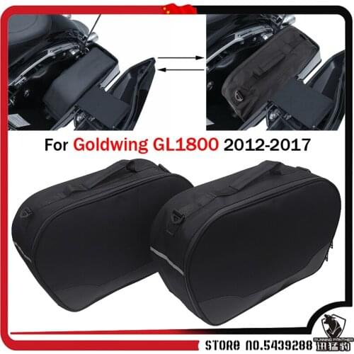 Left Right Pair Trunk Saddlebags Liner Set For Honda Goldwing GL1800 GL 1800 2012-2017 Motorcycle Accessories bag 2016 2015 2014