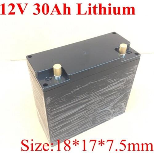 Li-ion Battery 12v 30ah Lithium Ion Battery Pack for Camping Outdoor Power Supply Electric Motorcycle Battery 12v + 3A Charger