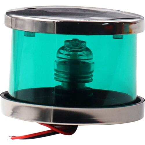 Marine Yacht 0-24V Green Stern Port LED Navigation Lights Low Power Consumption