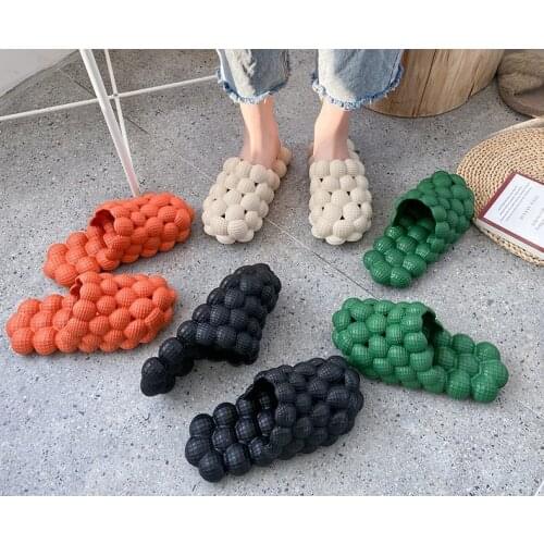 2020 Slippers Ingenious Women Sandal Flat Ladies Characteristic Bubbles Casual Slides Summer Outdoor Beach Female Slippers