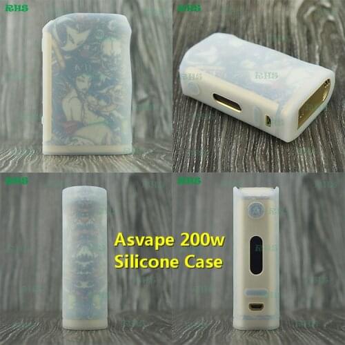 5pcs 200W TC kit Protective Silicone Case perfect match Asvape 200w Mechanical Mod Temperature from RHS HOME free shipping