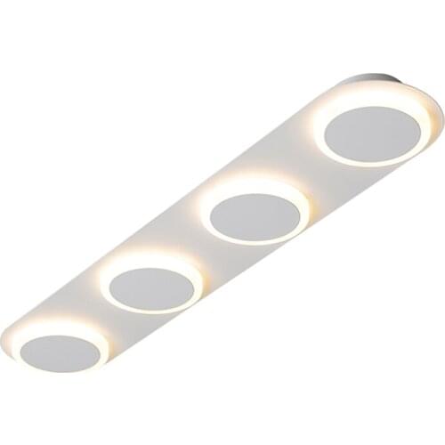 Modern white oval ceiling lights bedroom corridor aisle light LED ceiling lamps living room lamp home study dining room fixtures