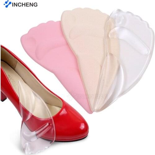 Insoles Ladies High Heel Shoe Insole Female Half Pad Reduces Friction Pain Silicone Forefoot Insole Anti-skid Foot Care Pads