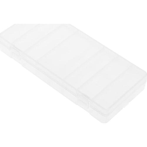 Hard Plastic Transparent Storage Box Case Cover Holder For AA / AAA Battery