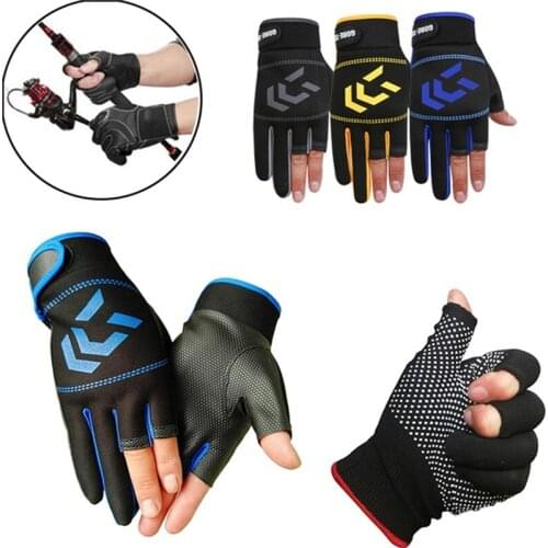 Winter Fishing Gloves Warm Moisture Wicking Anti-slip Gloves Imported Sheepskin Wear-resistant Fabric Mens Gloves