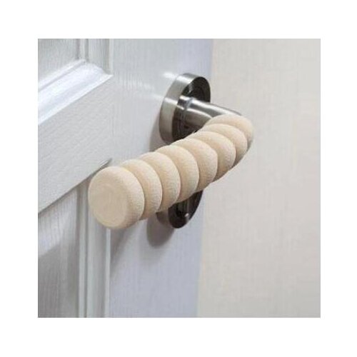 2pcs Baby child safety supplies/room doorknob pad cases Spiral anti-collision security door handle protective sleeve