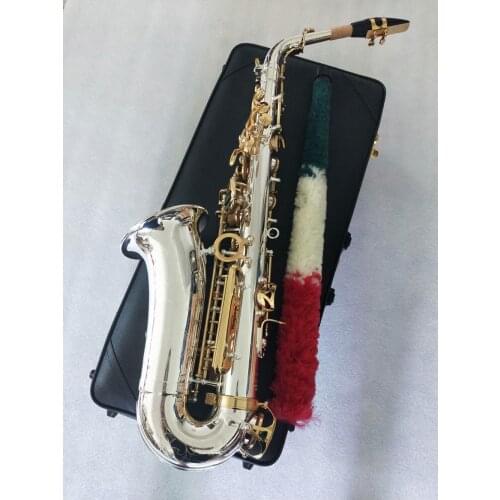 2021 Real Picture Brand NEW A-WO37 Alto Saxophone Gold Key Professional Super Play Sax With Accessories gift