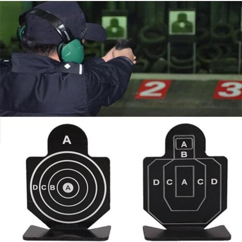 4pcs Sports Training Target Supplies Aluminum Alloy Shooting Target Competitive for Indoor Exercise Sport Ornaments