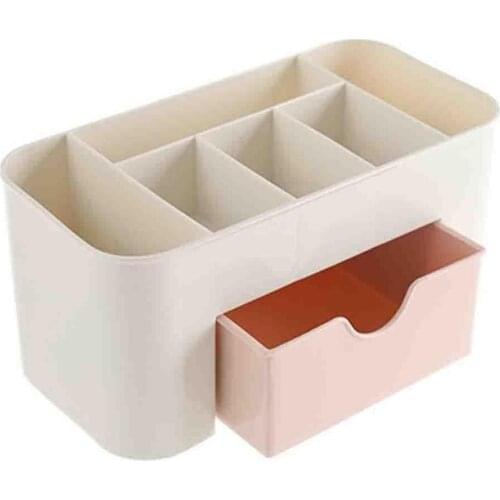 40%HOT Plastic Desktop Storage Case Cosmetics Holder Drawer Rack Sundries Organizer
