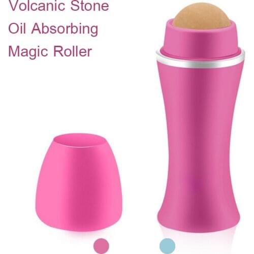 Face Oil Absorbing Roller- Absorbs Excess Oil To Instantly Eliminate Shine Blur Pores For Up To 12 Hours. For All Skin Tones