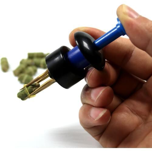 Bimoo 1 Piece Fishing Copper Bloodworm Clip Fishing Bait Pellet Loader Carp Fishing Bait Bander Tool Accessories