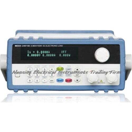 Fast arrival CH9710B Program DC Electronic Load 150W/360V/30A perfect alternative CA5015 With VDF Display
