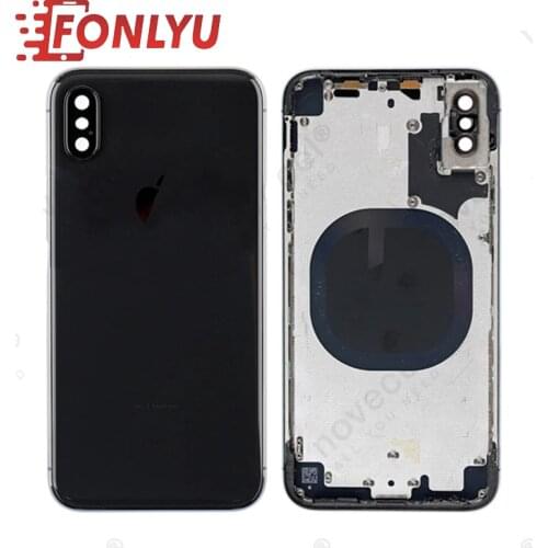 Full Rear Housing Cover for iPhone XR LCD Screen Repair -Black/White/Red/Yellow/Orange/Blue