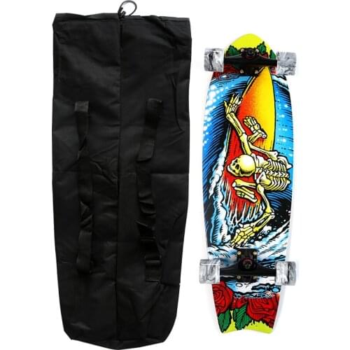 Long board skateboard dance board bag thickened waterproof backpack one shoulder two shoulders fish board Backpack
