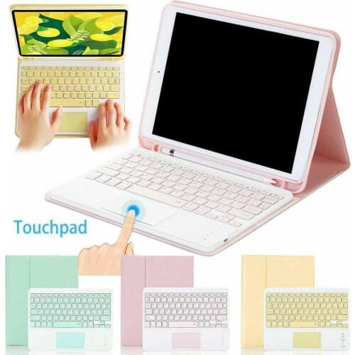 For IPad Air 4 2020 Bluetooth-compatible Keyboard Protective Cover Keyboard 10.9 Inch Key Leather Case With Pen Slot