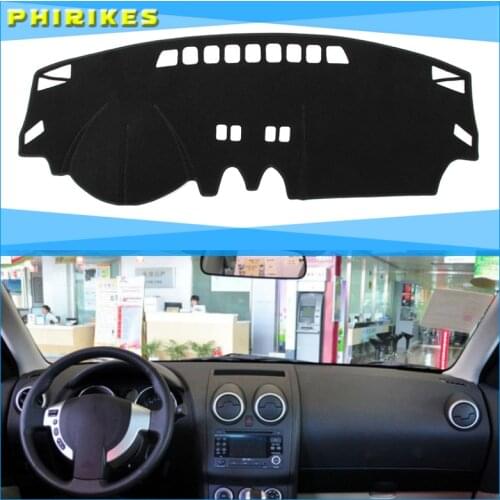 For Nissan Qashqai J10 2006 - 2013 Car Styling Dashboard Cover Dashmat Mat Pad Interior Sun Visor Shade Carpet Anti-UV Protector