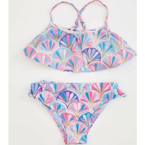 LOOK FOR YOUR WONDERFUL NIGHTS WITH ITS STUNNING Girl Girl Printed Bikini Set FREE SHIPPING