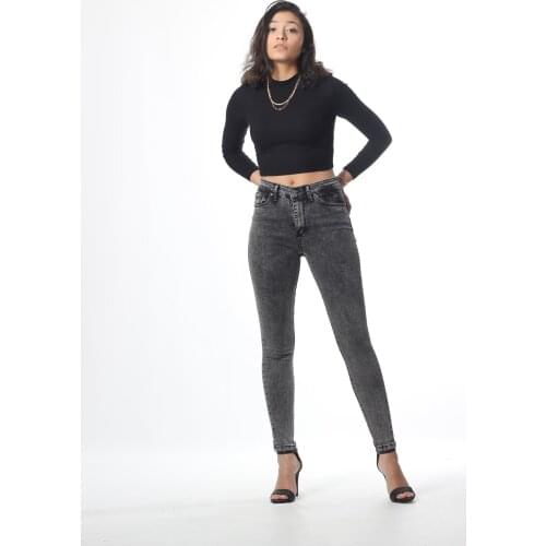 KADIN ANTRASİT SKİNNY JEAN