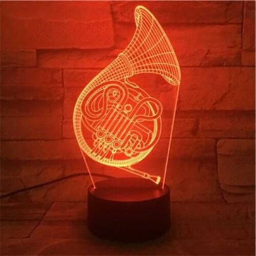 Nighdn 3D Lamp Creative LED Musical instrument Night Light Table Lamp Bedroom Lighting Home Decor Gift for Birthday Party