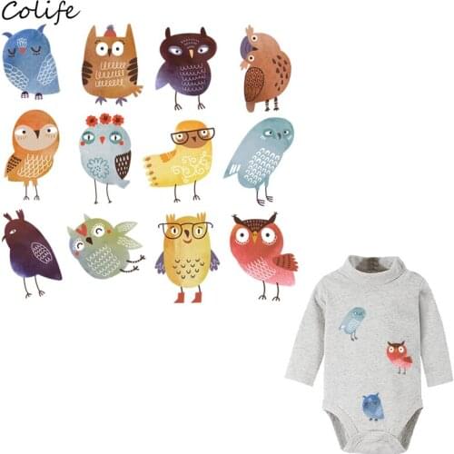 Parches Ropa Cute Small Animals Print On T-Shirt New Design Washable Diy Accessory Iron On Patches Set Collection